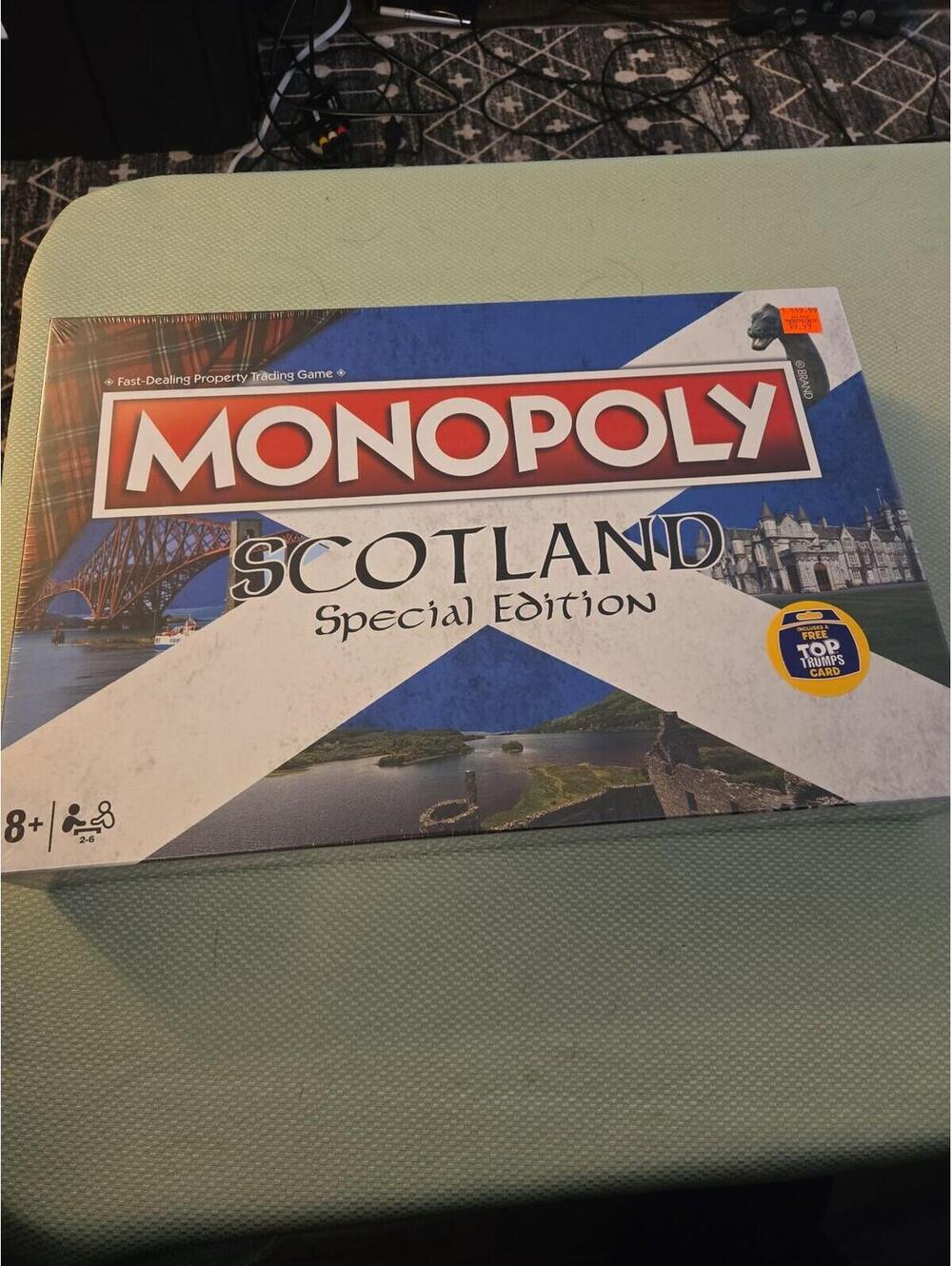Monopoly Scotland Special Edition Board Game - Factory Sealed